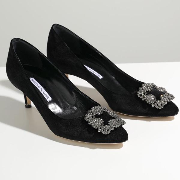 MANOLO BLAHNIK（マノロブラニク） パンプス HANGISI FMC VELVET 050