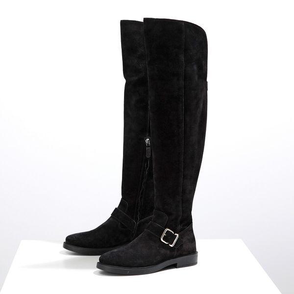 TOD'S（トッズ） TODS ニーハイブーツ XXW0ZP0Y340BYE スウェード