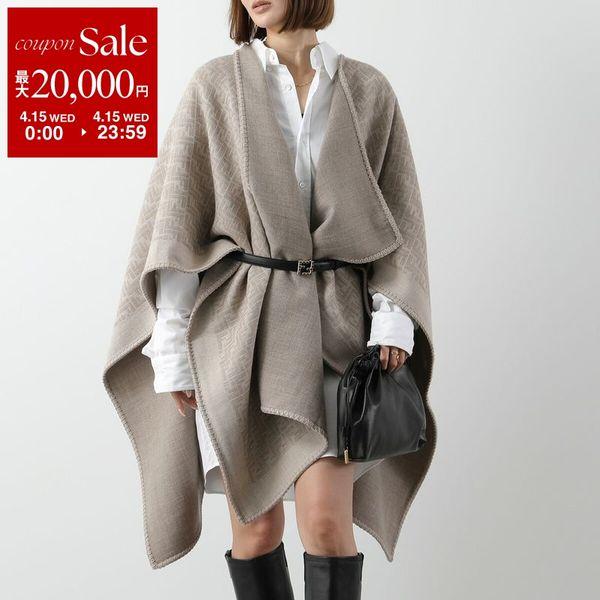 FENDI（フェンディ） ポンチョ FXX776 ASFX レディース ケープ ウール