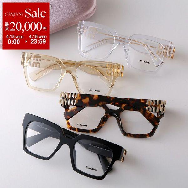miu miu（ミュウミュウ） メガネ VMU 04U レディース メタルロゴ アイ