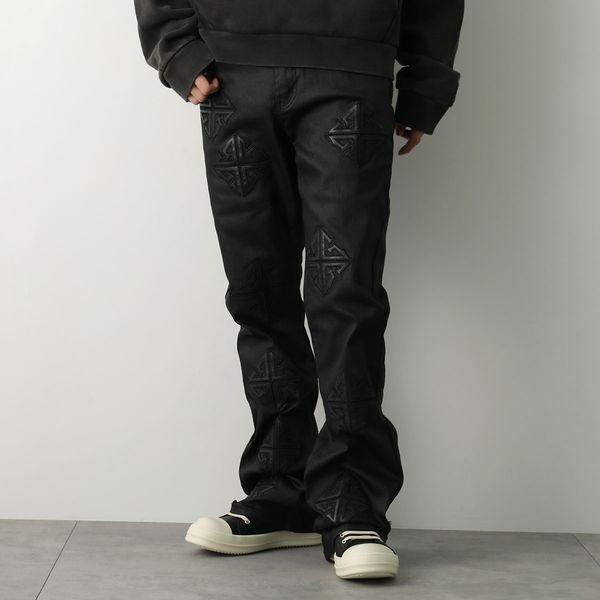 GUAPI グアピ ジーンズ Obsidian Black Icon Flared Denim メンズ
