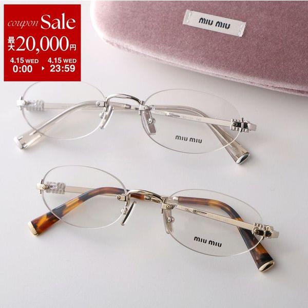 miu miu（ミュウミュウ） メガネ VMU 53W レディース オーバル型