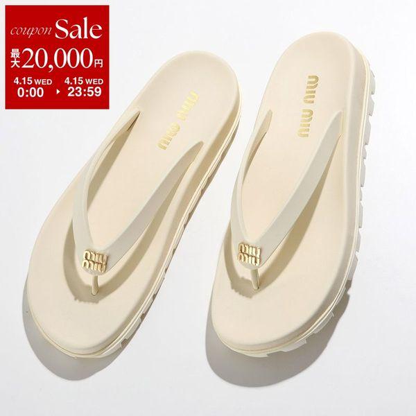 miu miu（ミュウミュウ） トングサンダル 5Y154E 3LKK レディース