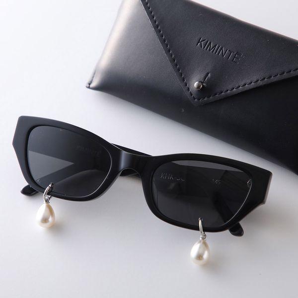 KIMHEKIM キムヘキム サングラス Pearl Tears Cat-Eye Sunglasses KHK
