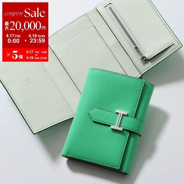 HERMES（エルメス） 三つ折り財布 ベアン コンビネ ヴェルソ BEARN