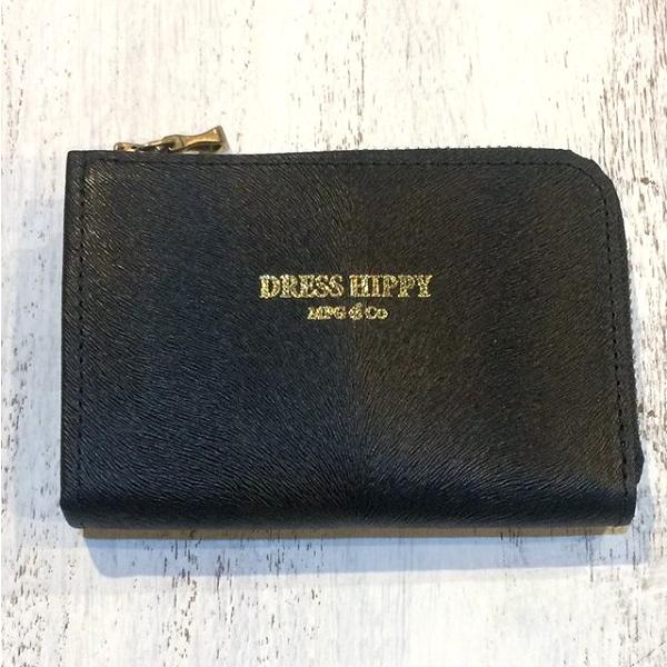 ドレスヒッピー ミンク コンパクト ウォレット 黒 DRESS HIPPY MINK