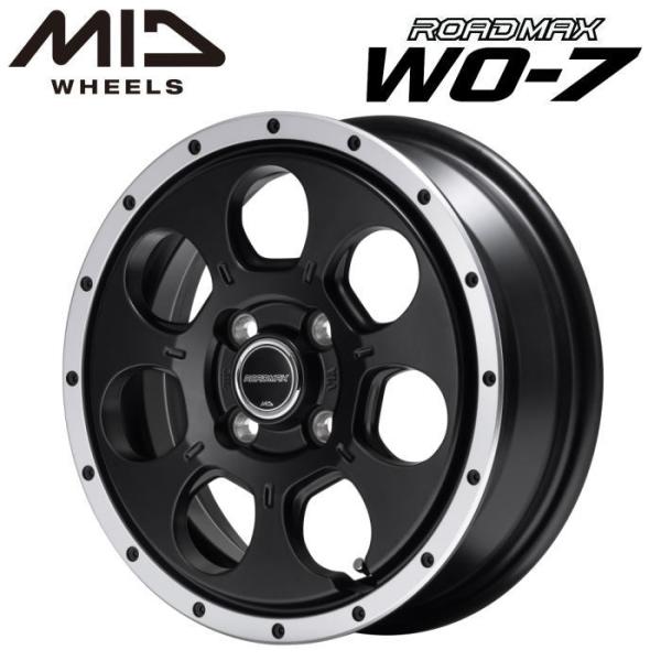 マルカサービス ROADMAX WO-7 12インチ 4J インセット40 4穴 PCD 100