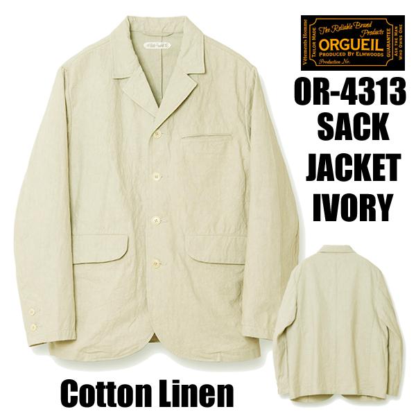 ORGUEIL（オルゲイユ） サックジャケット OR-4313 Cotton Linen Sack