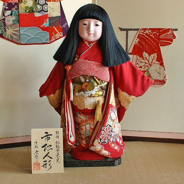 京製尺五市松人形（女）【送料無料！】【松乾斎東光】 : 洛齊