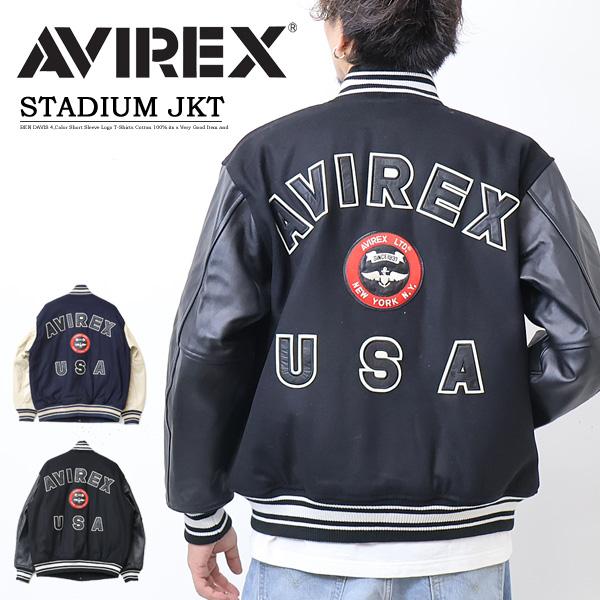 AVIREX（アヴィレックス） スタジャン シグネチャー バーシティ
