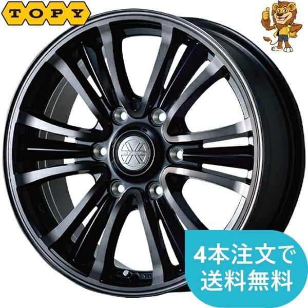 ホイール1本 TOPY BAZALT-X TYPE2 (バザルトエックス タイプツー) 17