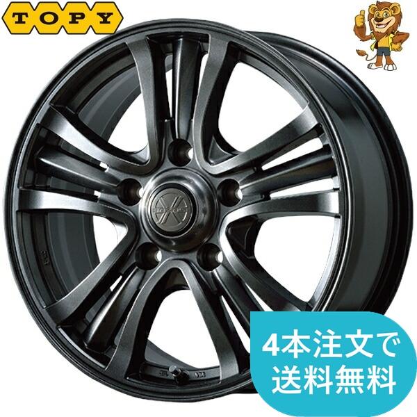 ホイール1本 TOPY BAZALT-X TYPE2 (バザルトエックス タイプツー) 18