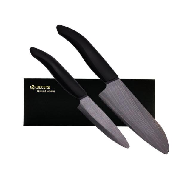 京セラ セラミックナイフ 2本 セット 黒刃 キッチン用品 包丁セット