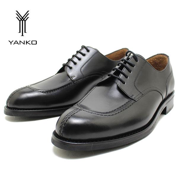 YANKO ヤンコ 14539 Uチップモカ ボックスカーフ ヨークソール BOXCALF