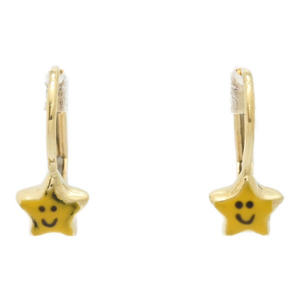 Ponte Vecchio（ポンテヴェキオ） スター スマイル エナメル ピアス