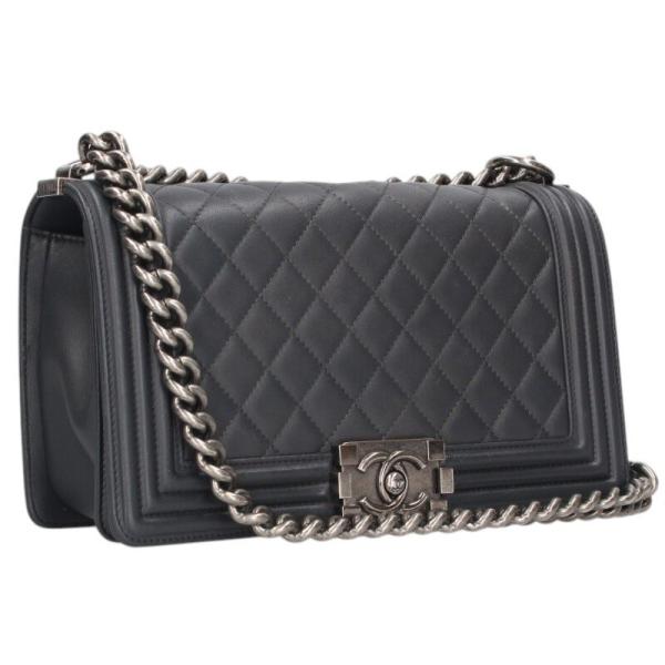 CHANEL（シャネル） サイズ:25 ボーイシャネル25 ラムスキンチェーン