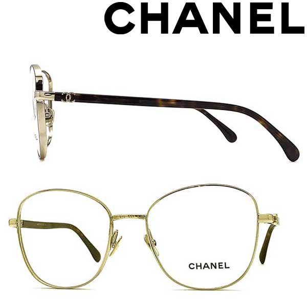 CHANEL（シャネル） メガネフレーム ブランド シャンパンゴールド 眼鏡