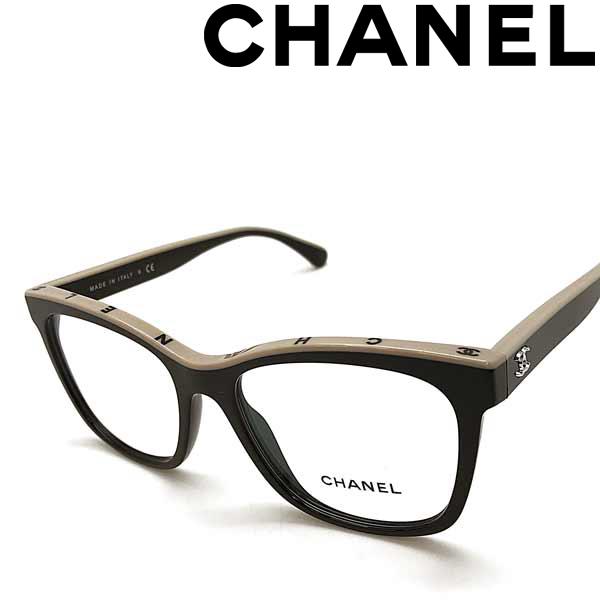 CHANEL（シャネル） ブラック×ベージュメガネフレーム 眼鏡 0CH-3392