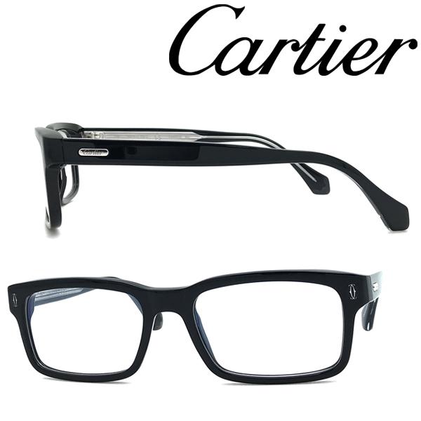 Cartier（カルティエ） メガネフレーム ブランド ブラック 眼鏡 CT