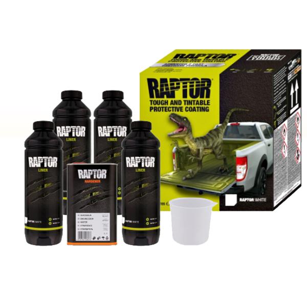 RAPTOR ラプターライナー ホワイトキット 4L 取寄 : ネットペイント