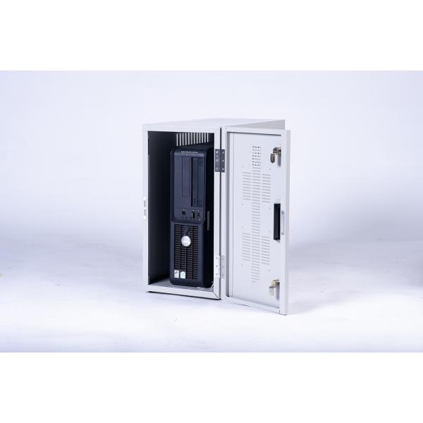 セキュリティボックス 4U PCケース 排熱 盗難防止鍵付き CPU パソコン