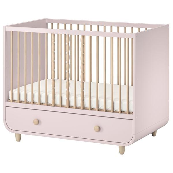 IKEA/イケア/通販】MYLLRA ミルラ ベビーベッド 引き出し付き