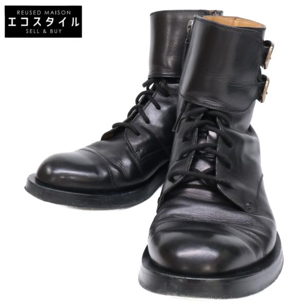 GUCCI（グッチ） 325854 Double Buckle Military Boots ダブルバックル