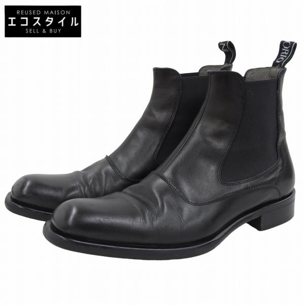 EMPORIO ARMANI エンポリオアルマーニ レザー サイドゴアブーツ メンズ