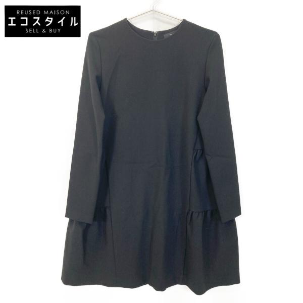 YOKO CHAN ヨーコチャン YCD-522-813 ブラック ティアードワンピース