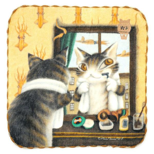 わちふぃーるど（WachiField） アート刺繍ミニタオル イカしたホテル