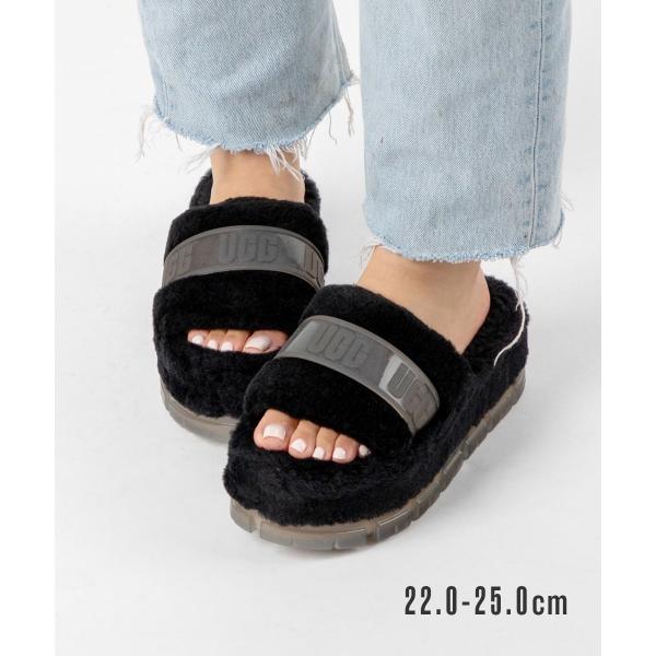 UGG（アグ） UGG 1131971 サンダル フラッフィータ クリア レディース