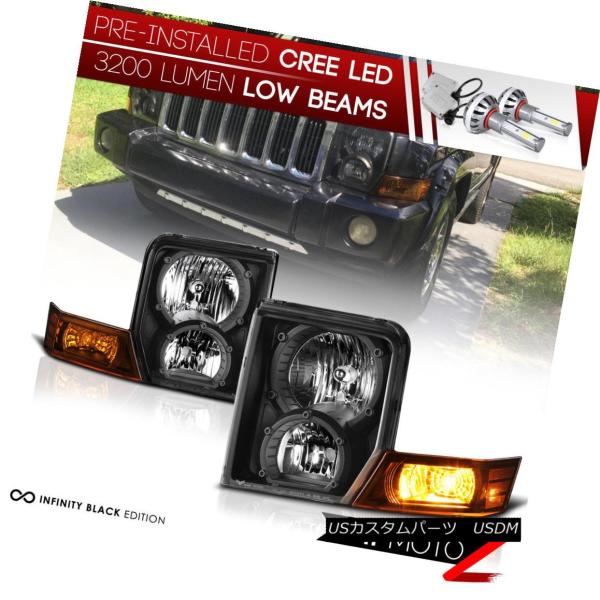 ヘッドライト [CREE LED Bulb Installed] 06-10ジープコマンダー