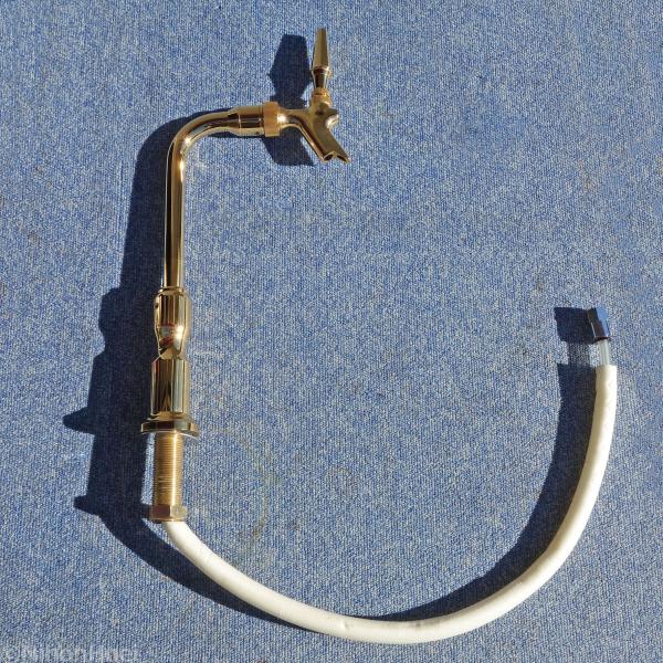 送料無料 ◇ ニットク ビール用ドラフトタワー ゴールド 真鍮 シングル