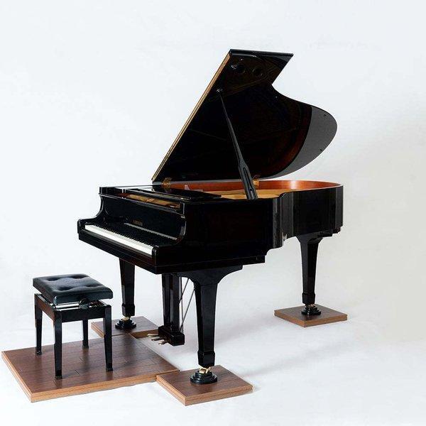 東京防音 防音 防振ステージ マット グランドピアノ GP脚3か所+椅子