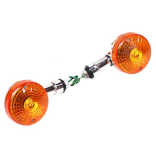 バイク用 デカ GS ウインカー バイク ウィンカー 2個セット バルブ付き