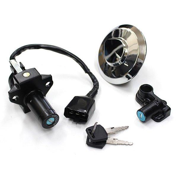 CBX400F メインキー キーシリンダー タンクキャップ シートロック 3点