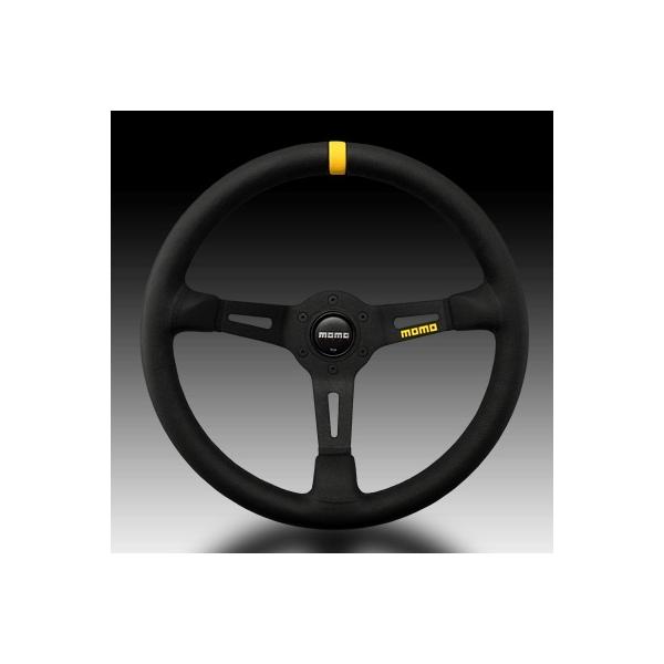 MOMO（モモ） MODEL08 レザー/ブラックスポーク : エアロ.カスタム