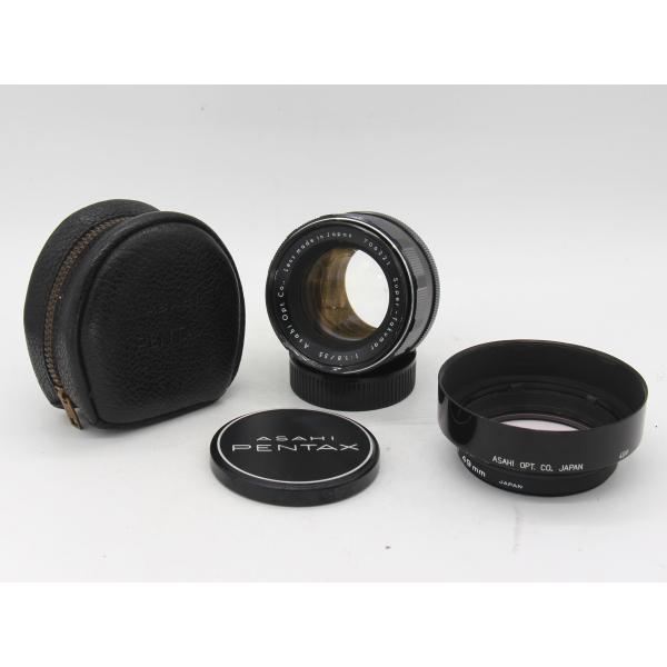 ペンタックス Pentax Super Takumar 1:1.8 55mm 初期型 フード付