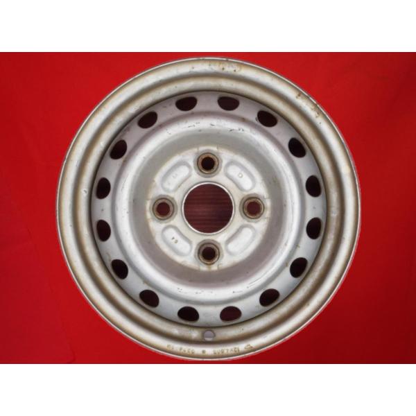 激安 単品1本】ダイハツ ハイゼット 純正 スチールホイール 鉄ホイール