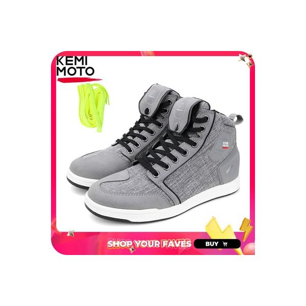 並行輸入品】KEMIMOTO-メンズバイクシューズ 日常ライディングブーツ