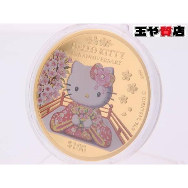 ハローキティ 金貨 コイン 純金 40周年 記念 1/2 オンス 15.5g K24 YG