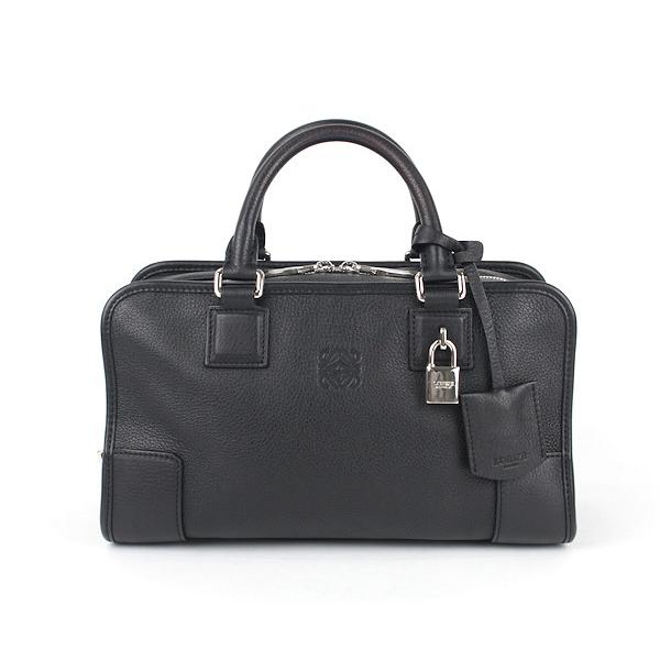Amazona（LOEWE） 【美品】LOEWE ロエベ アマソナ28 黒 ハンドバッグ