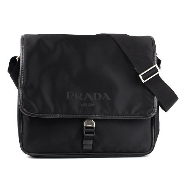 PRADA（プラダ） ショルダーバッグ V166 TESSUTO SAFFI NERO ブラック