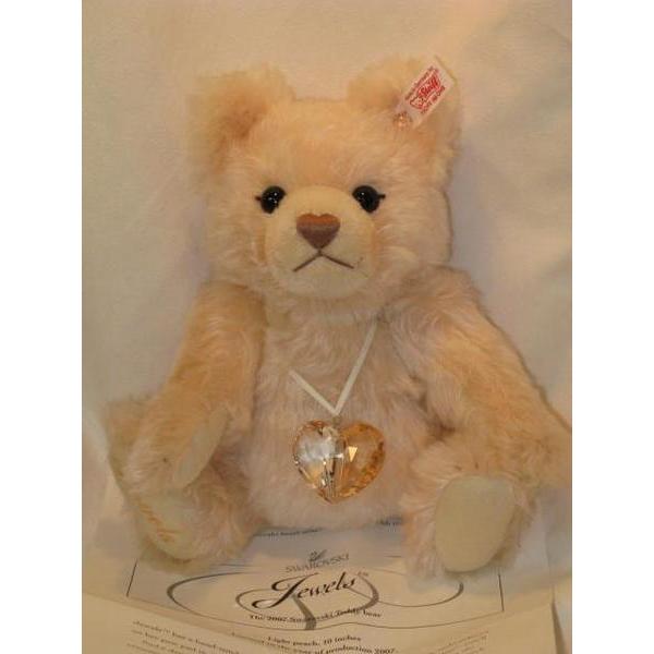 137-86 限定 シュタイフ ジュエルズ スワロフスキー 2007 テディベア