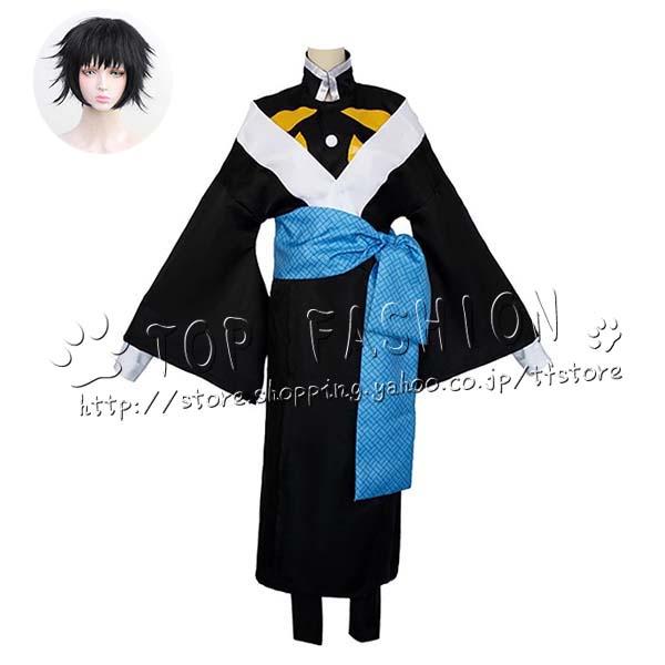 いかこま リンク 獪岳（かいがく）コスプレ衣装 S 道具刀 ウィッグ高