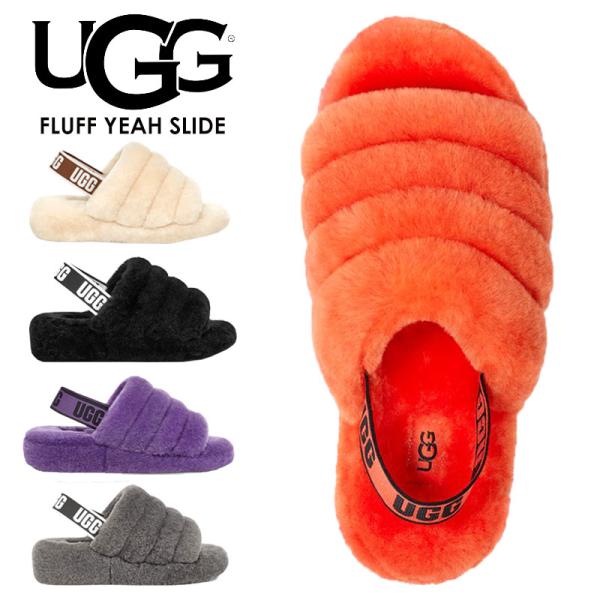 UGG（アグ） サンダル レディース フラッフ イヤー スライド UGG FLUFF