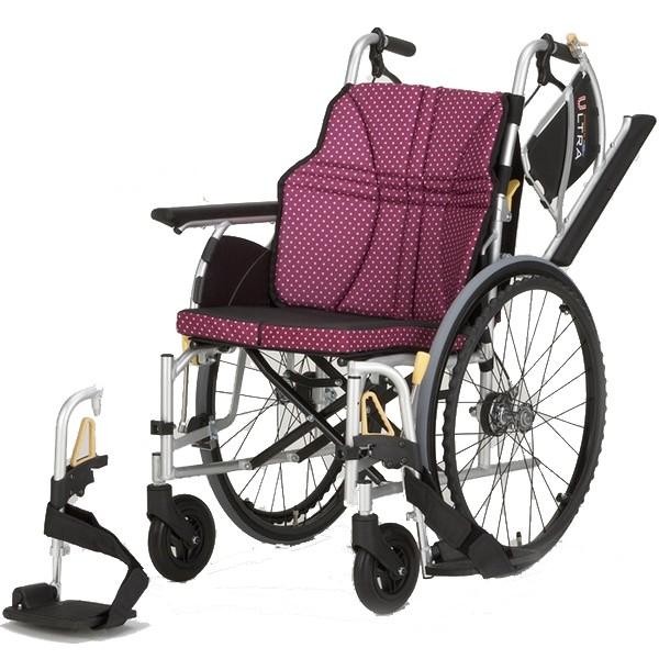 一押し車いす NA-U2W(ウルトラ) 車椅子(車いす) 日進医療器製 セラピー