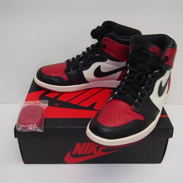 NIKE（ナイキ） NIKE JORDAN 1 RETRO HIGH OG -BRED TOE- 555088-610