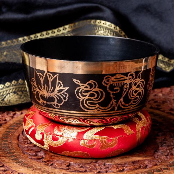 送料無料 シンギングボウル ブラックシンギングボウル シンギング