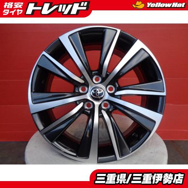 トヨタ 80ハリアー純正 18インチ 7.0J +35 5H114 アルファード ヴェル